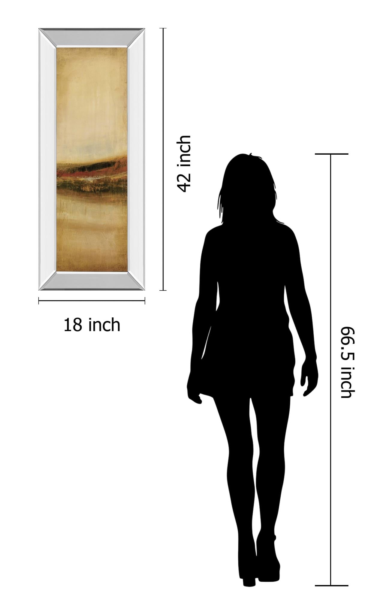 18X42 Mirror Frame Print