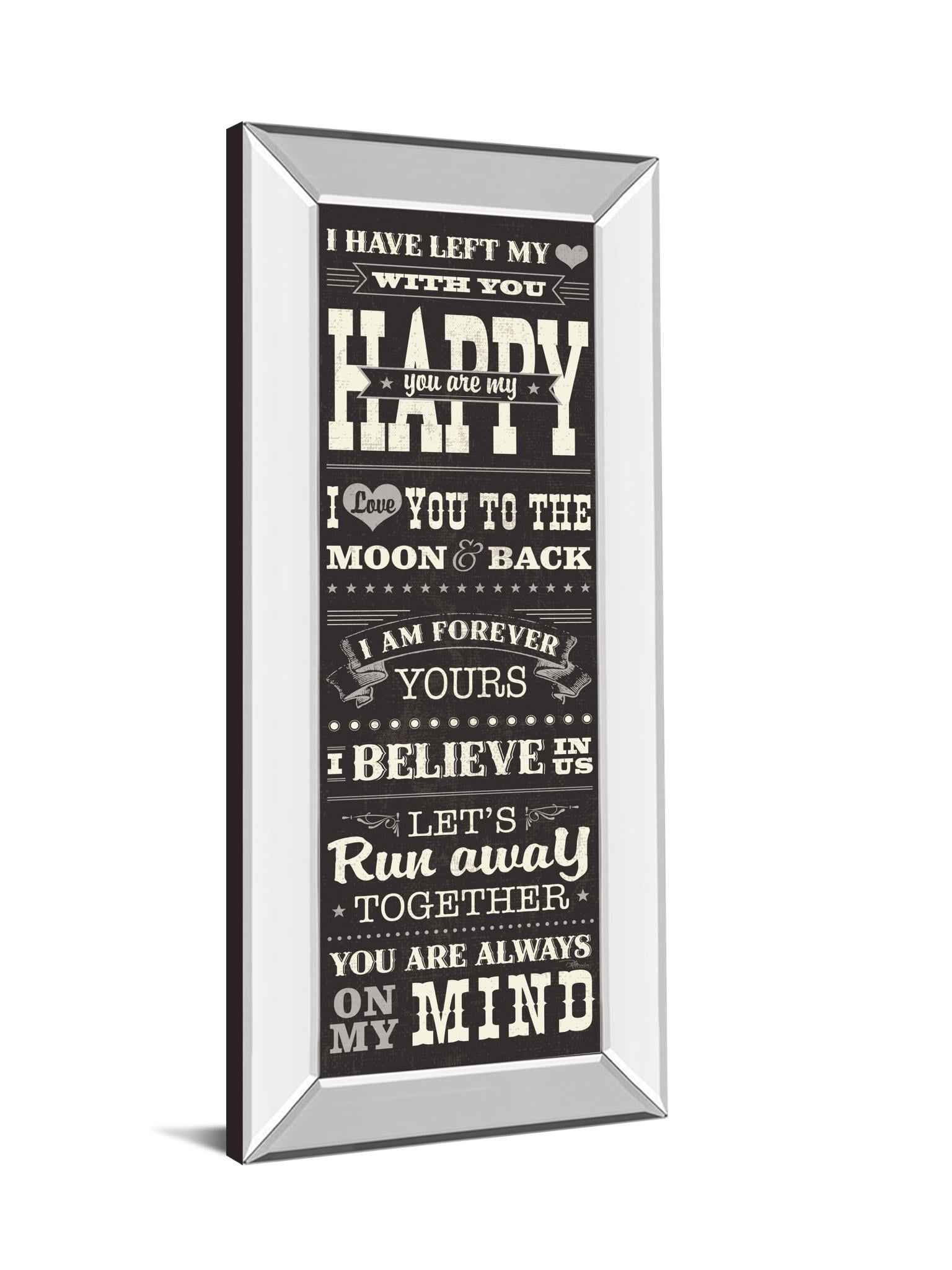 18X42 Mirror Frame Print