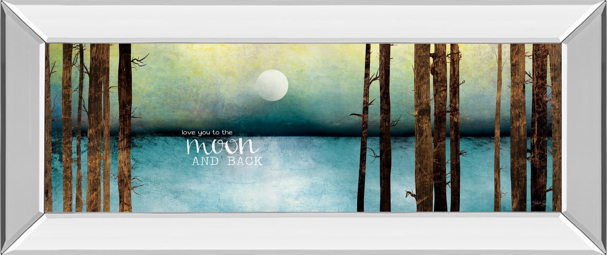 18X42 Mirror Frame Print