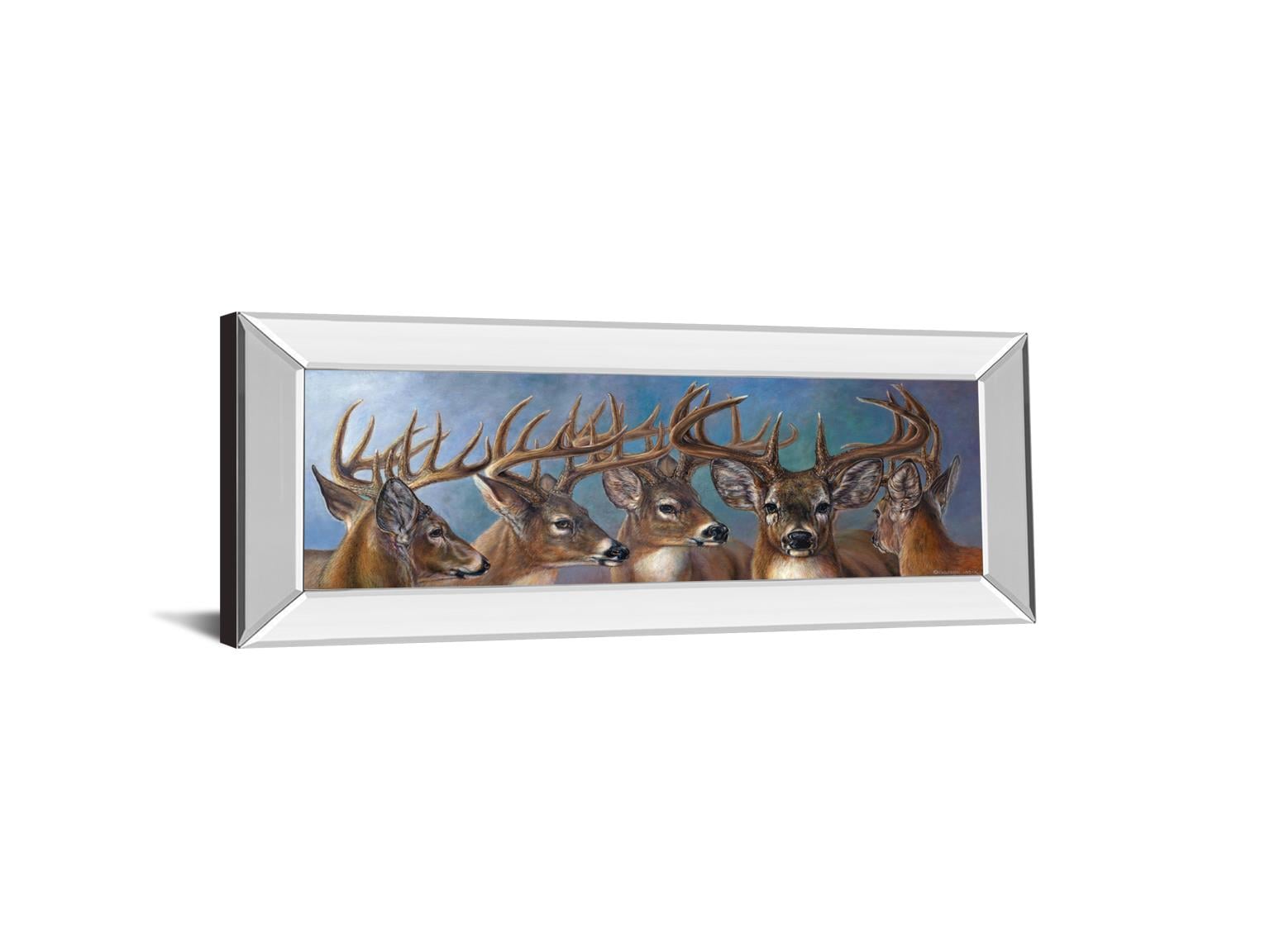 Classy Living Oil Painting 18X42 Mirror Frame Print