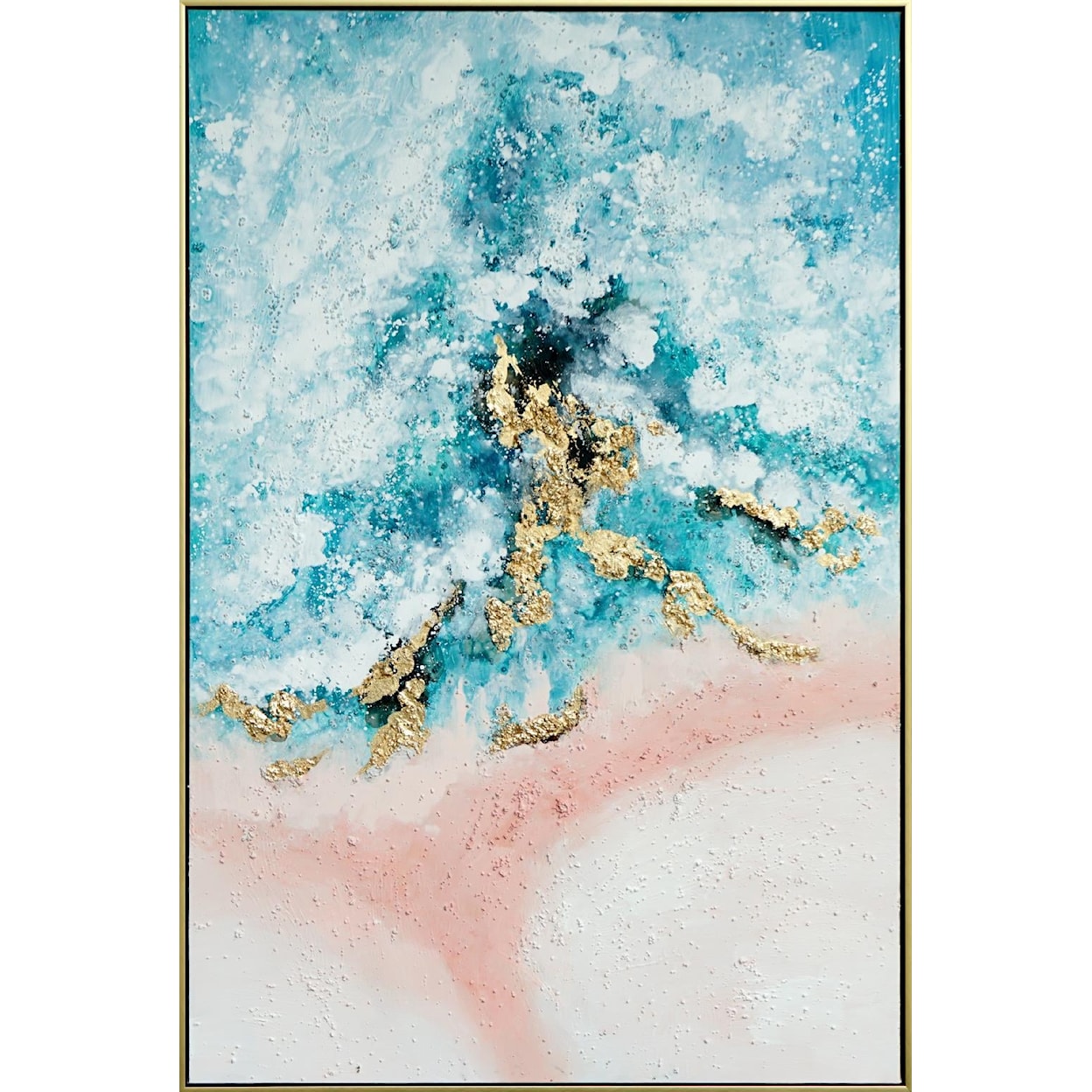 Classy Art Classy Art BLUE & GOLD 32X47 ART | .