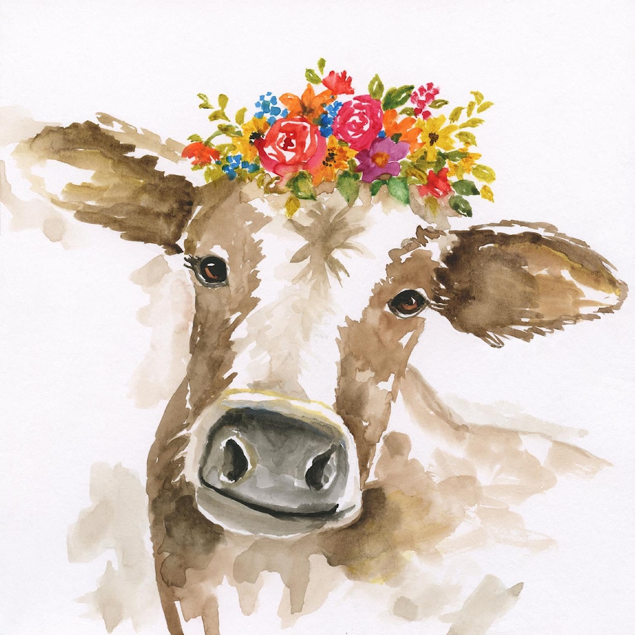 Classy Art Classy Art 24X24 KID COW |