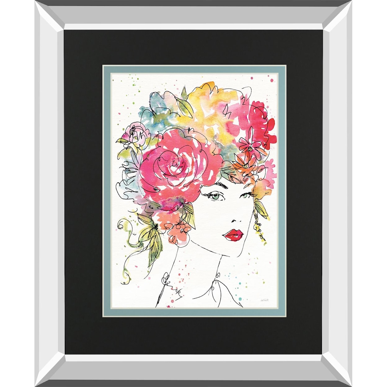 Classy Art Classy Art Mirrored Frame Art 34x40