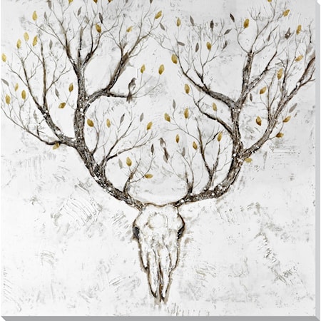 TREE SKULL 39X39 ART |