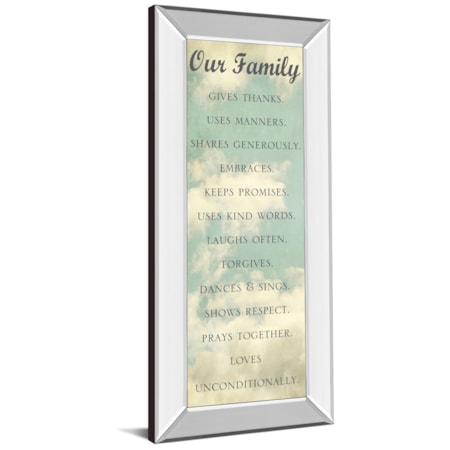 18X42 Mirror Frame Print