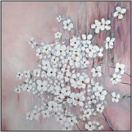 FLOWERS IN WHITE 39X39 |
