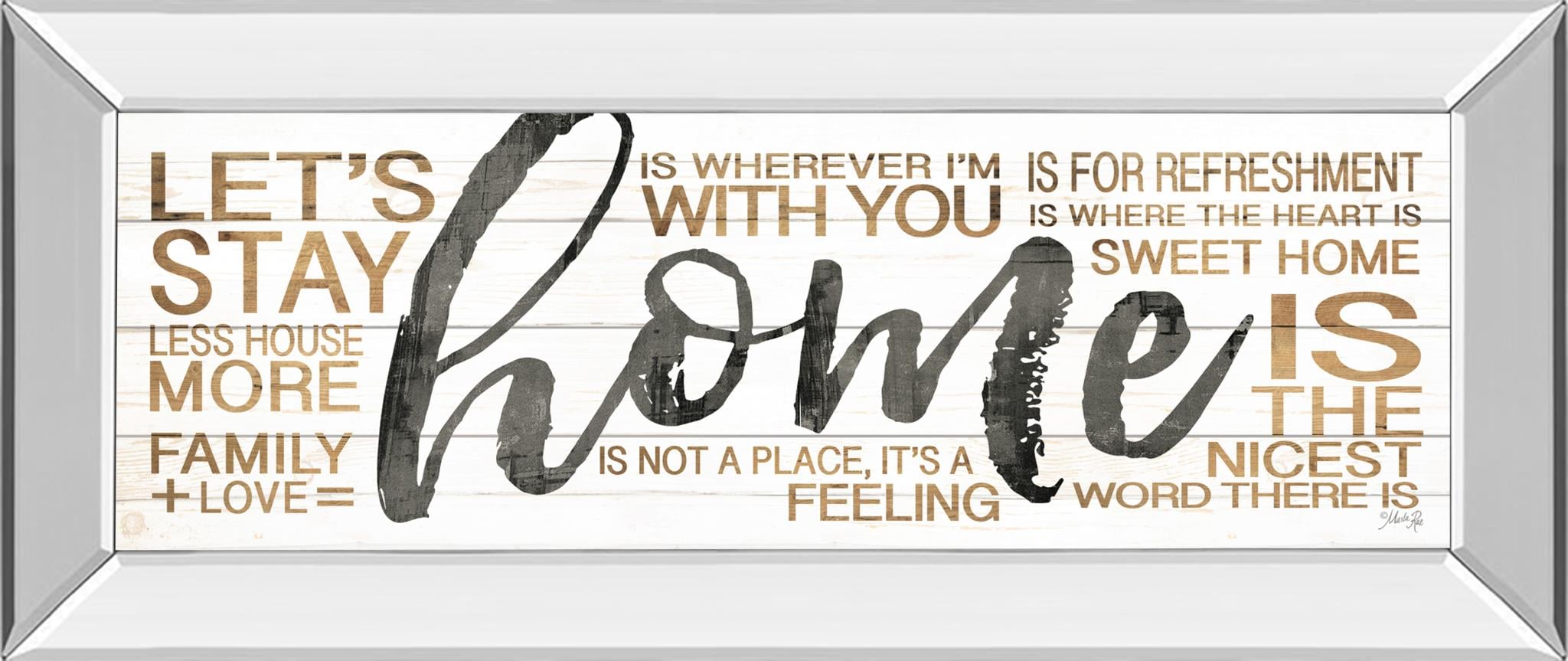 18X42 Mirror Frame Print