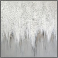 SILVER RAIN 39X39 WALL ART |