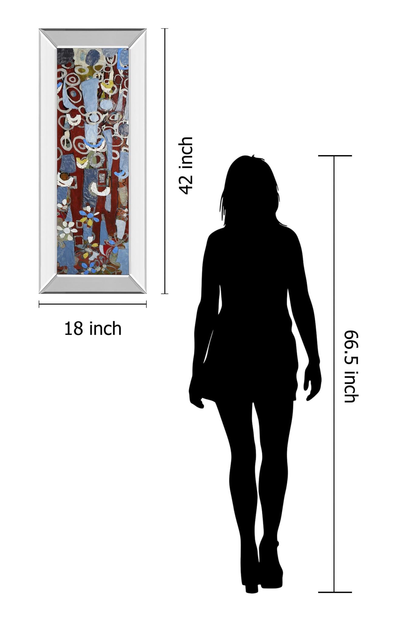 18X42 Mirror Frame Print