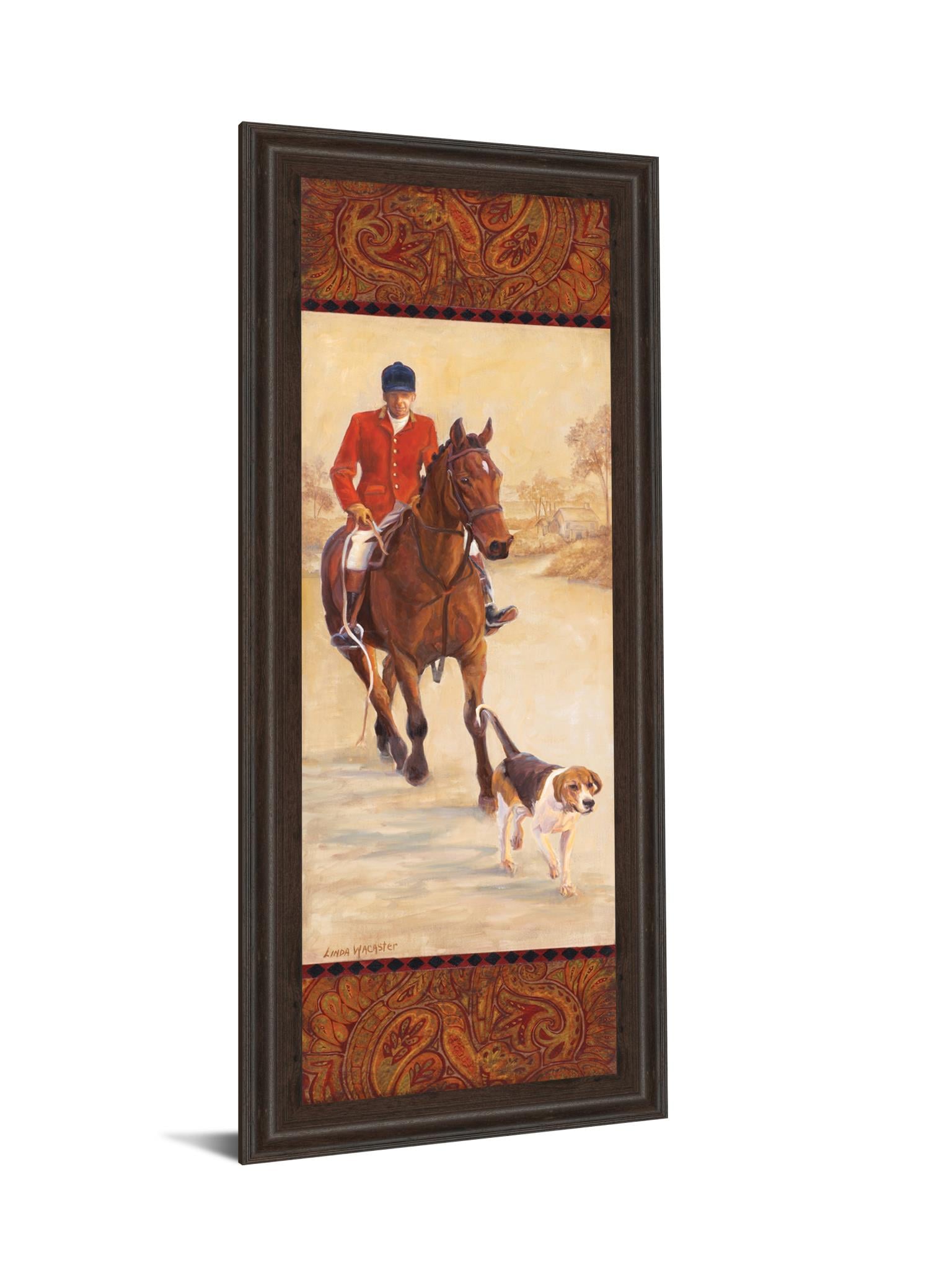 Classy Living Oil Painting 18X42 Framed Print