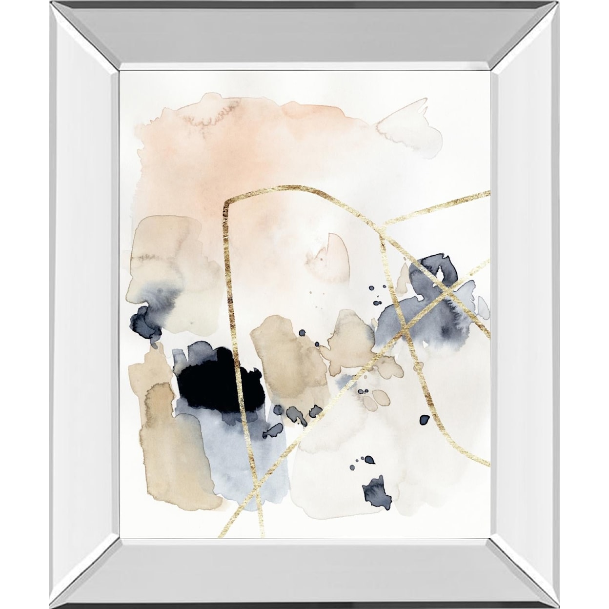 Classy Art Classy Art Mirrored Frame Art 22x26