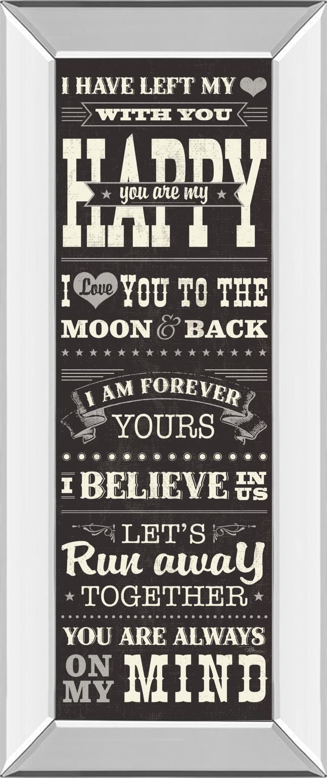 18X42 Mirror Frame Print