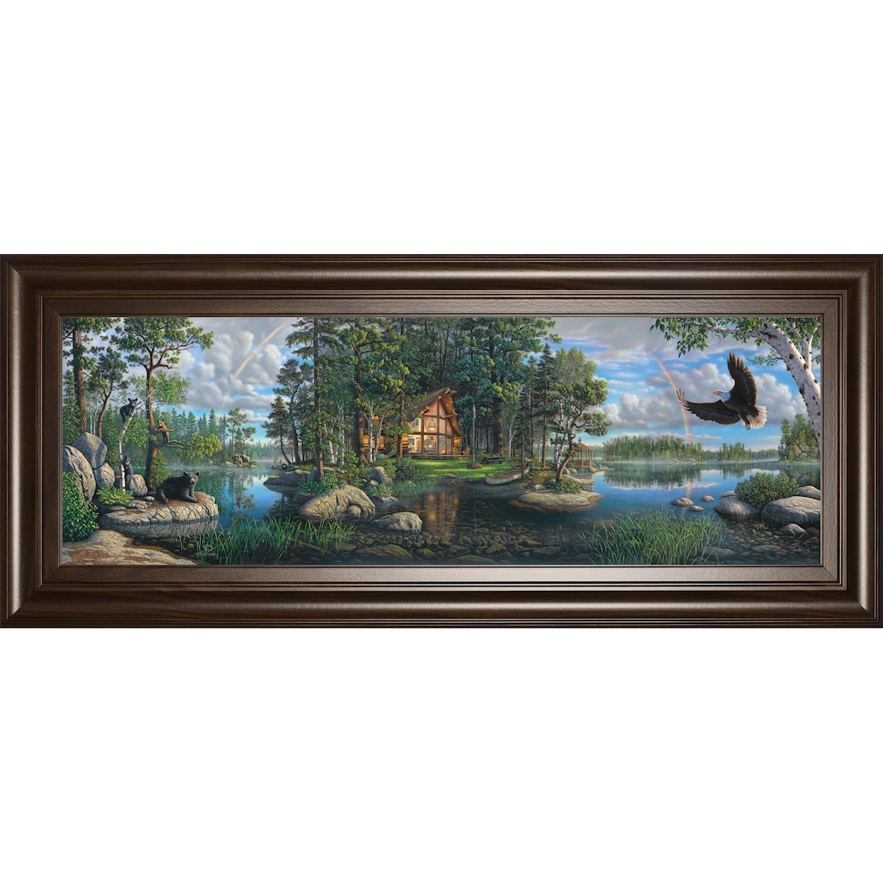 Classy Art Classy Art Framed Print 18x42