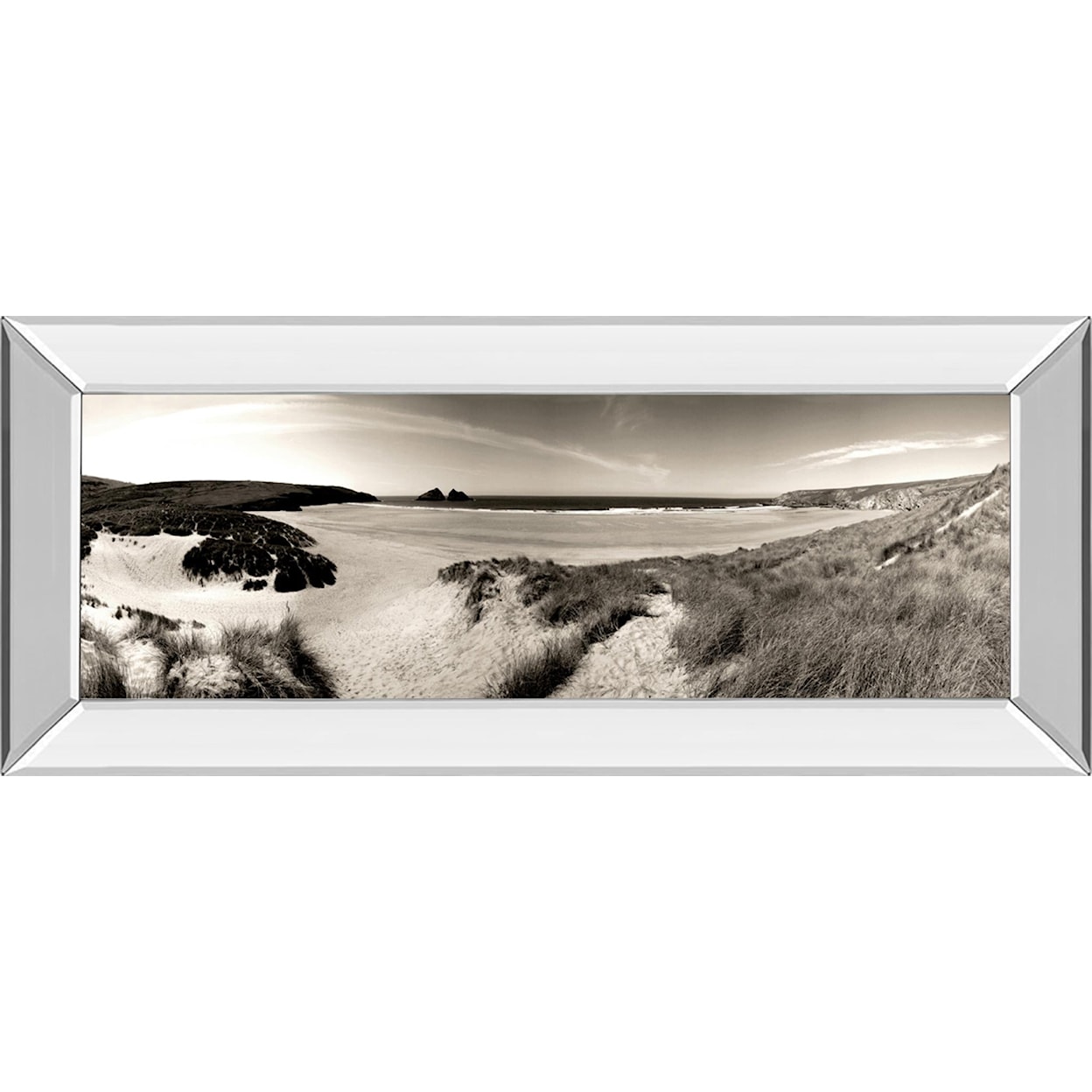 Classy Art Classy Art Mirrored Frame Art 18x42