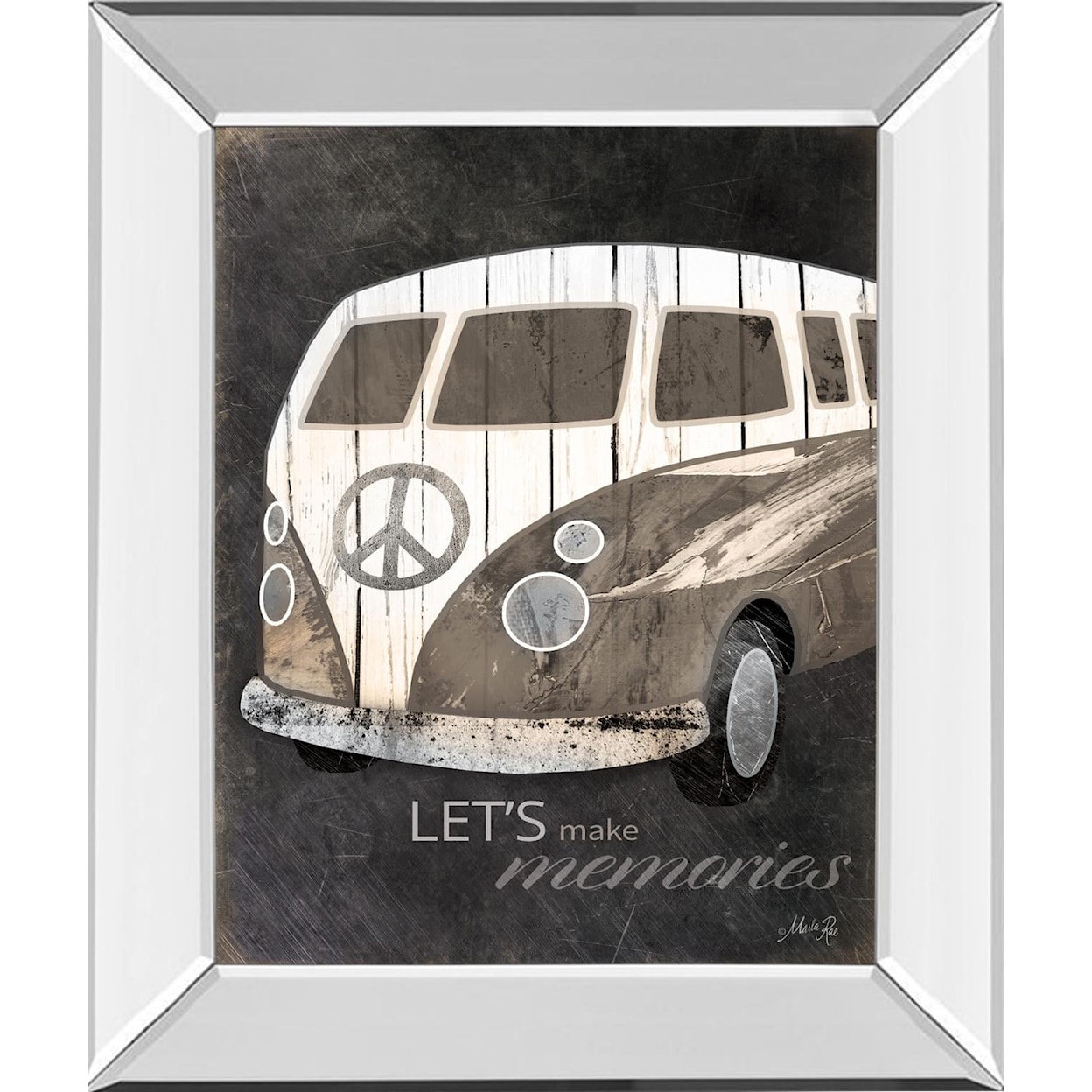 Classy Art Classy Art Mirrored Frame Art 22x26