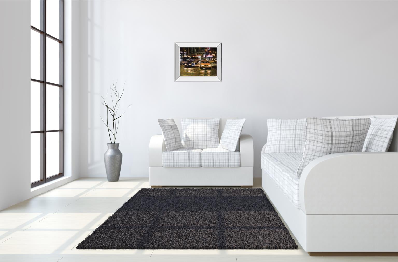 Classy Living Oil Painting 22X26 Mirror Frame Print