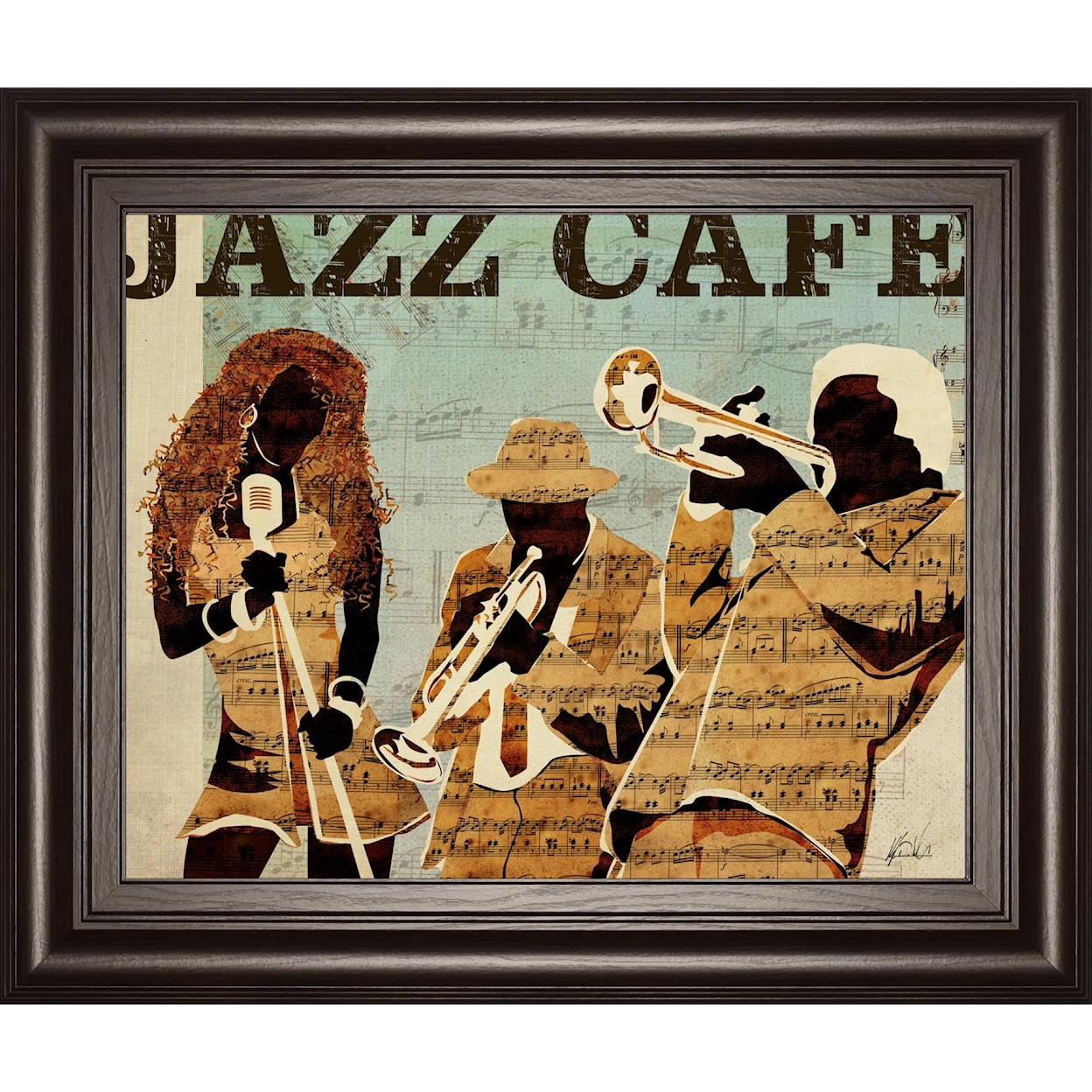 Classy Art Classy Art JAZZ CAFE 1 22X26 WALL ART |