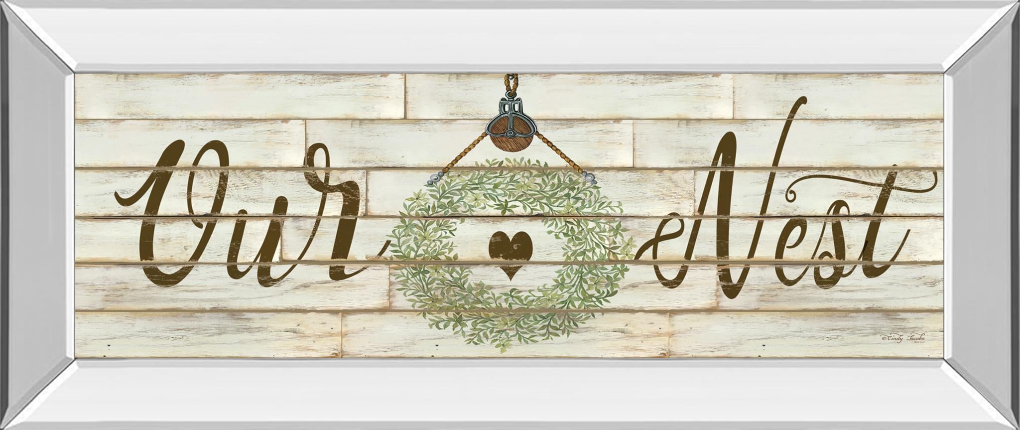 18X42 Mirror Frame Print