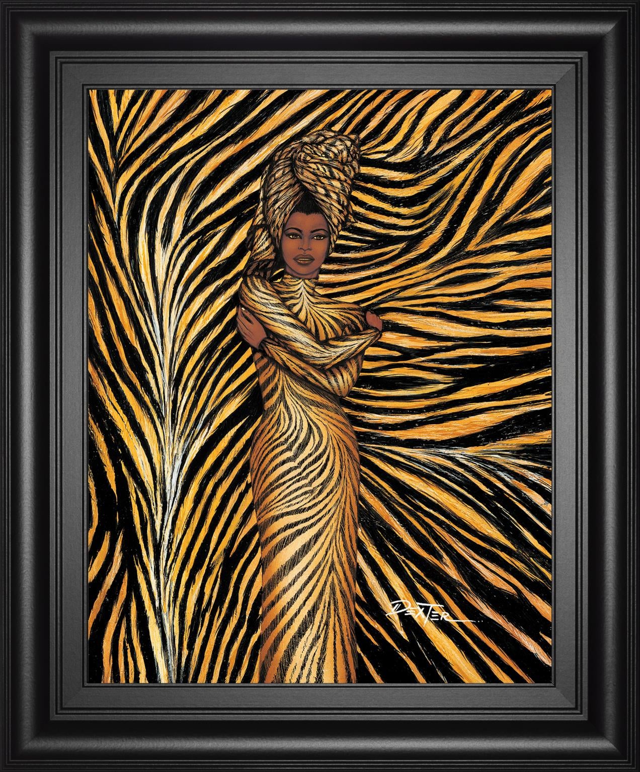 31283 TIGER LADY 22 X 26 | | 7 Day Furniture | Wall Art