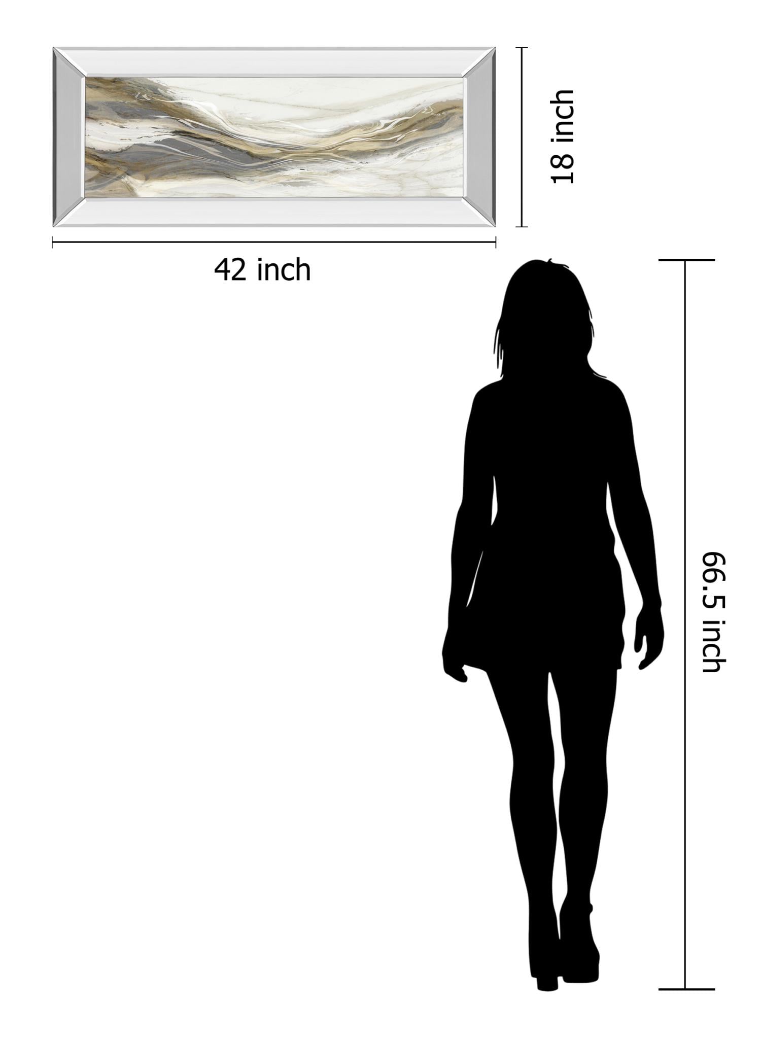 18X42 Mirror Frame Print