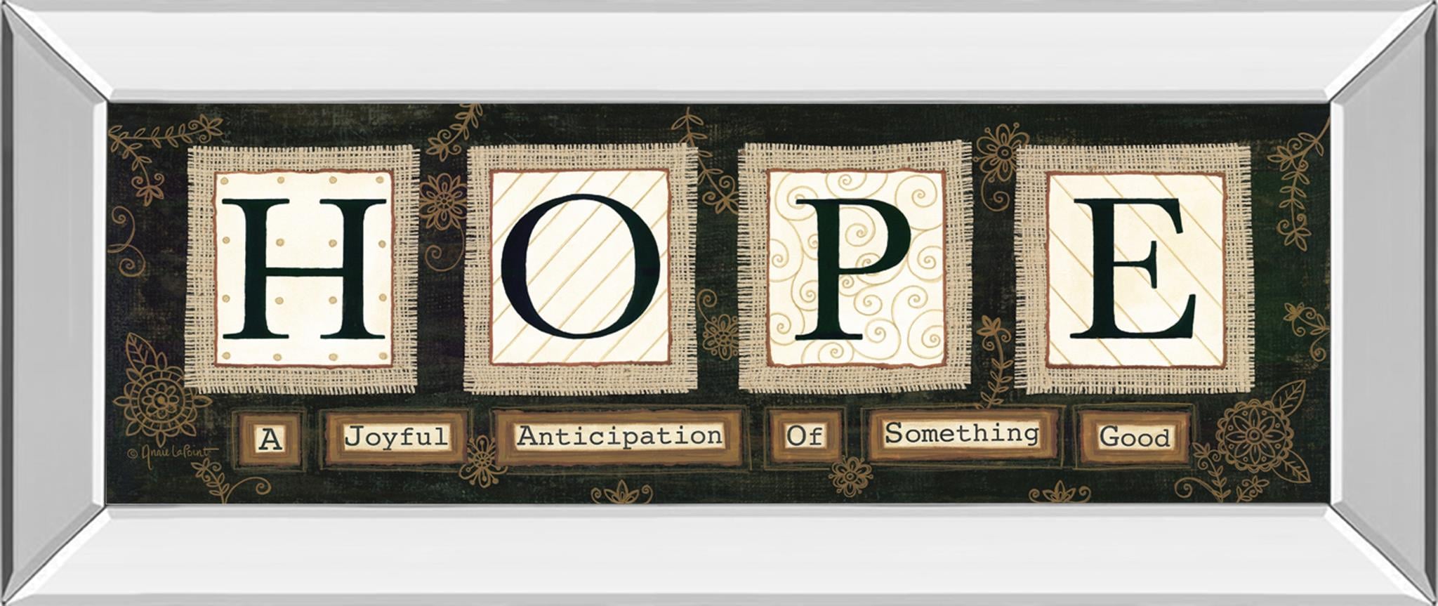 18X42 Mirror Frame Print