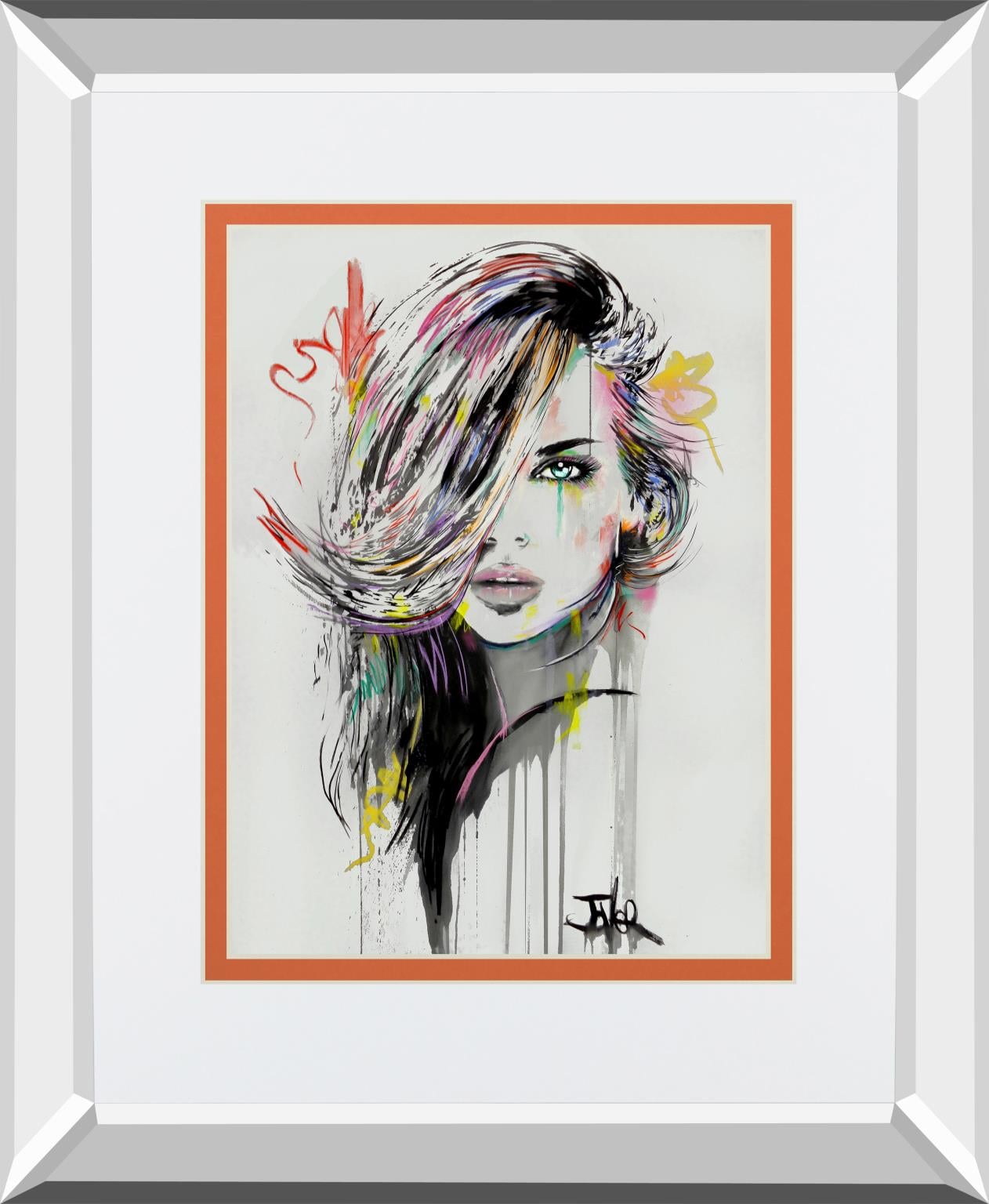 34X40 Mirror Frame Print