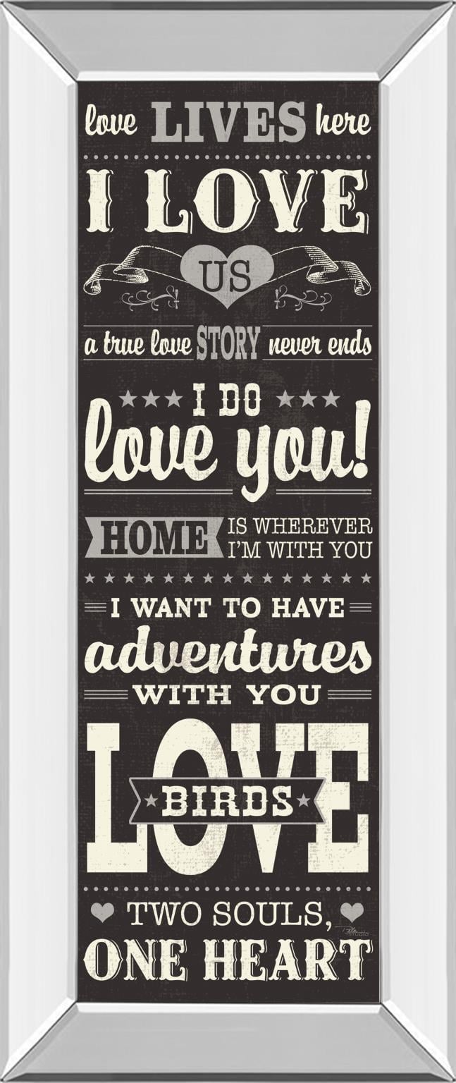 18X42 Mirror Frame Print