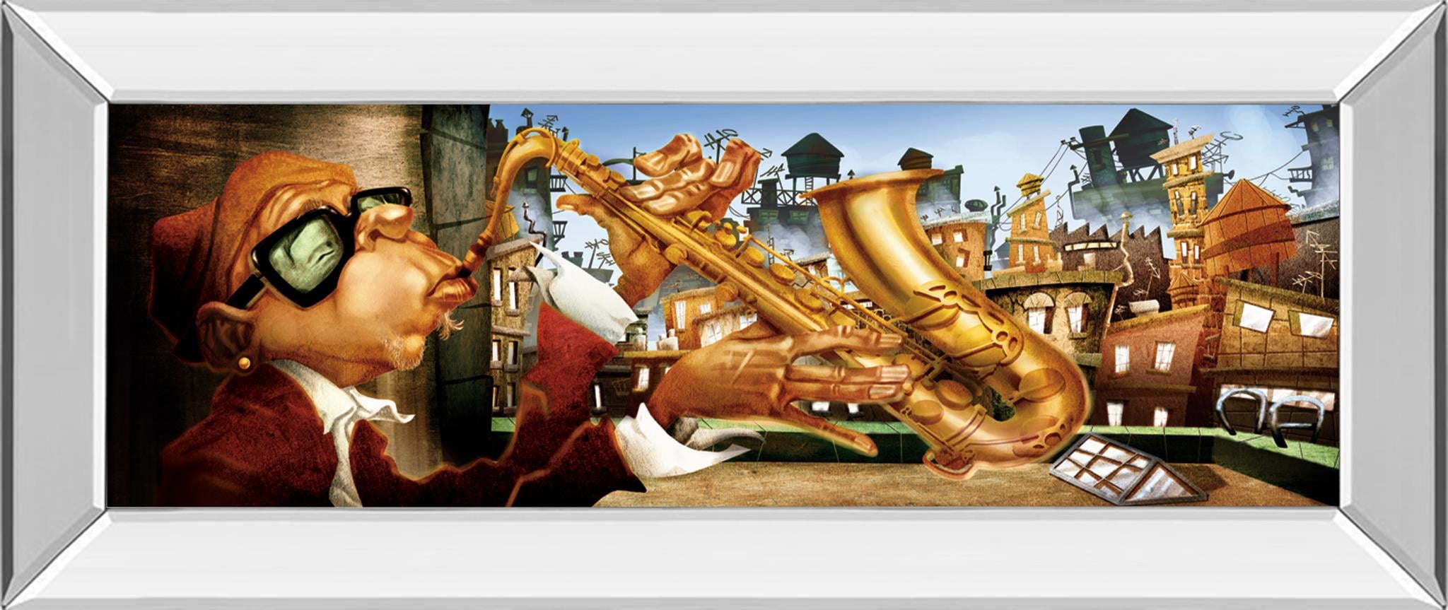 18X42 Mirror Frame Print