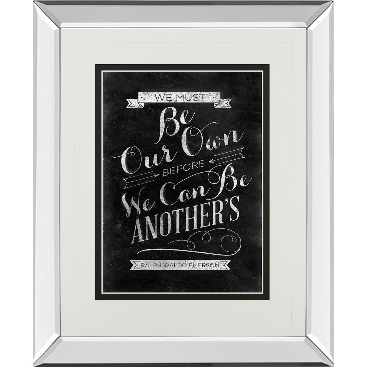 Classy Art Classy Art Mirrored Frame Art 34x40