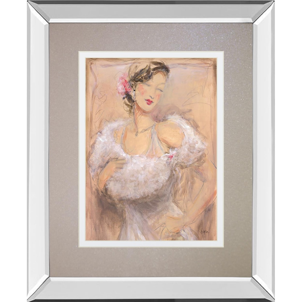 Classy Art Classy Art Mirrored Frame Art 34x40