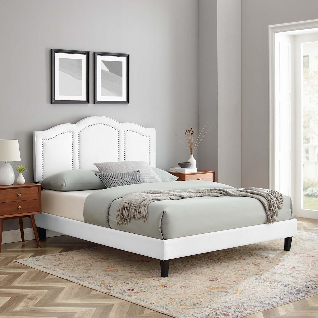 Modway Emerson Emerson Velvet King Platform Bed