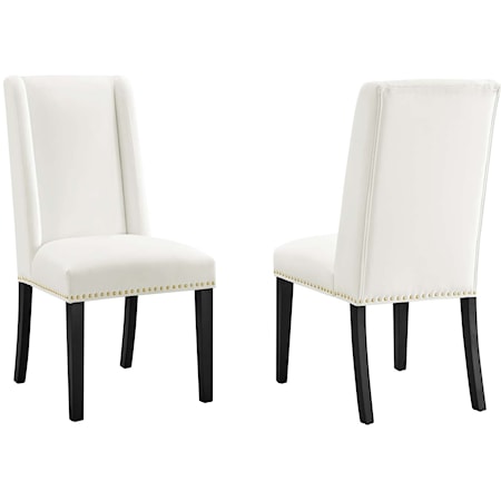 Baron Velvet Dining Chairs - Set of 2