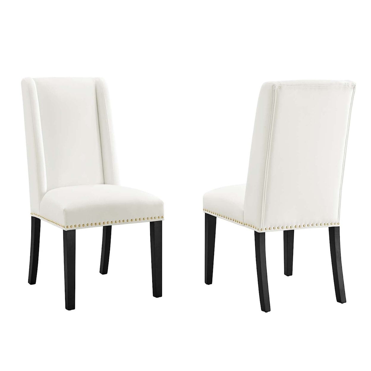 Modway Baron Baron Velvet Dining Chairs - Set of 2