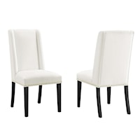 Baron Performance Velvet Dining Chairs - Set of 2