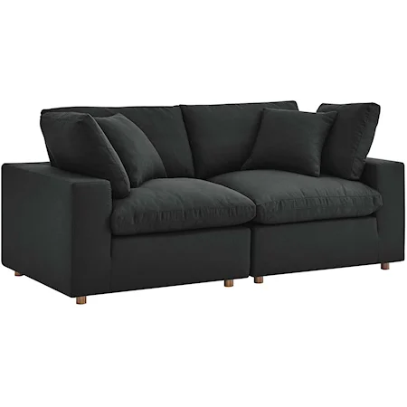 2 Piece Sectional Sofa Set