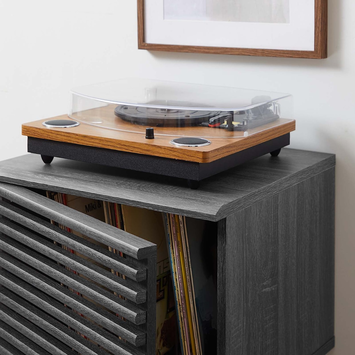 Modway Render Render Vinyl Record Display Stand