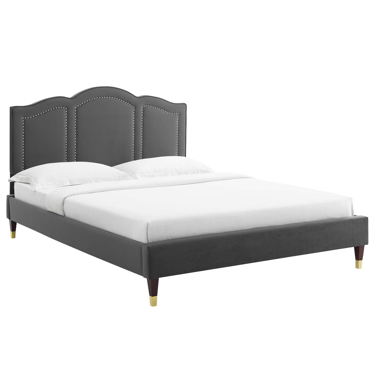 Modway Emerson MOD6860CHA Emerson Performance Velvet King Platform