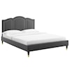 Modway Emerson Emerson Velvet Queen Platform Bed