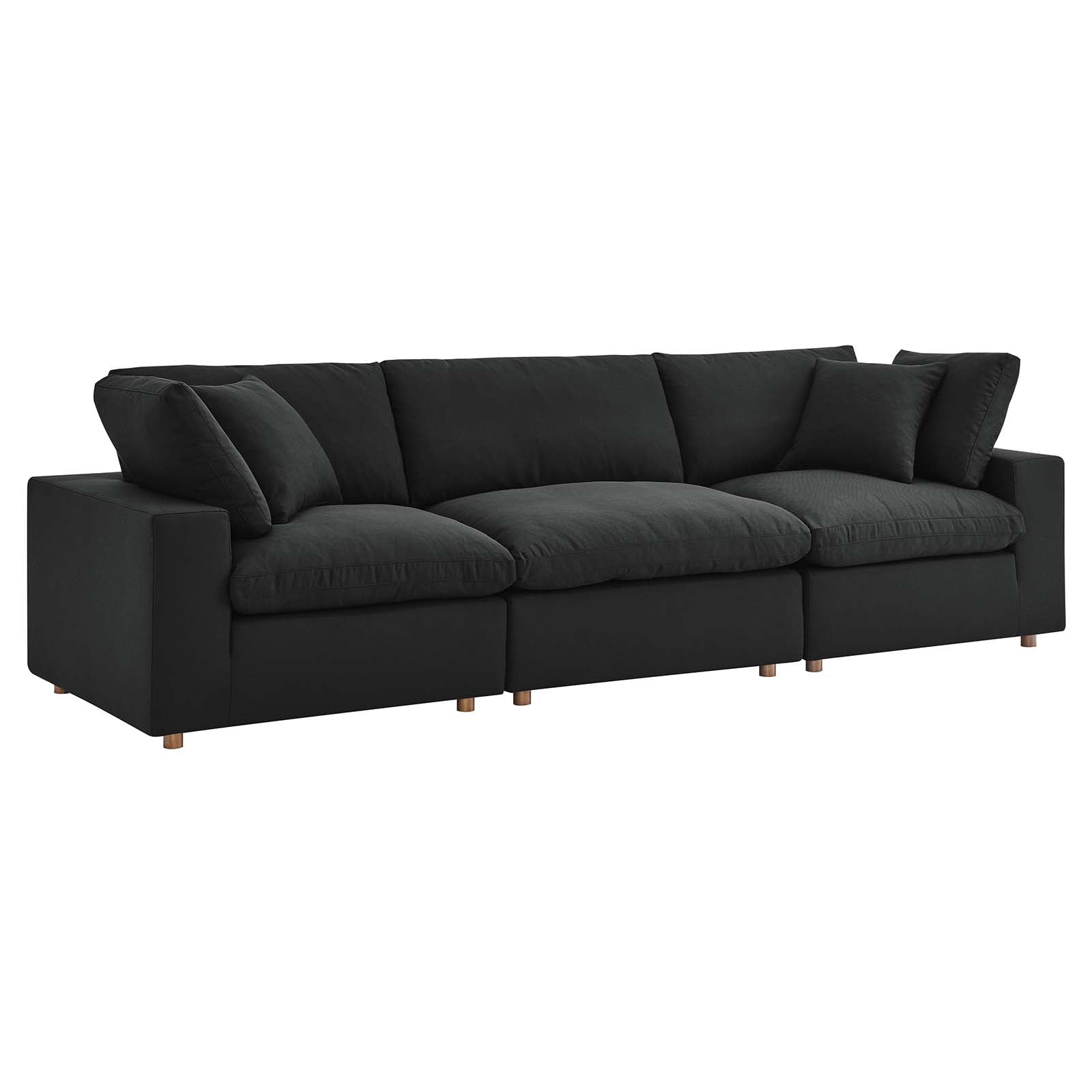 Modway Commix Commix Down Filled Overstuffed 3 Piece Sectional Sofa Set