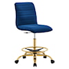 Modway Ripple Armless Drafting Chair