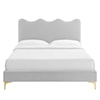 Modway Current Current Velvet Twin Platform Bed