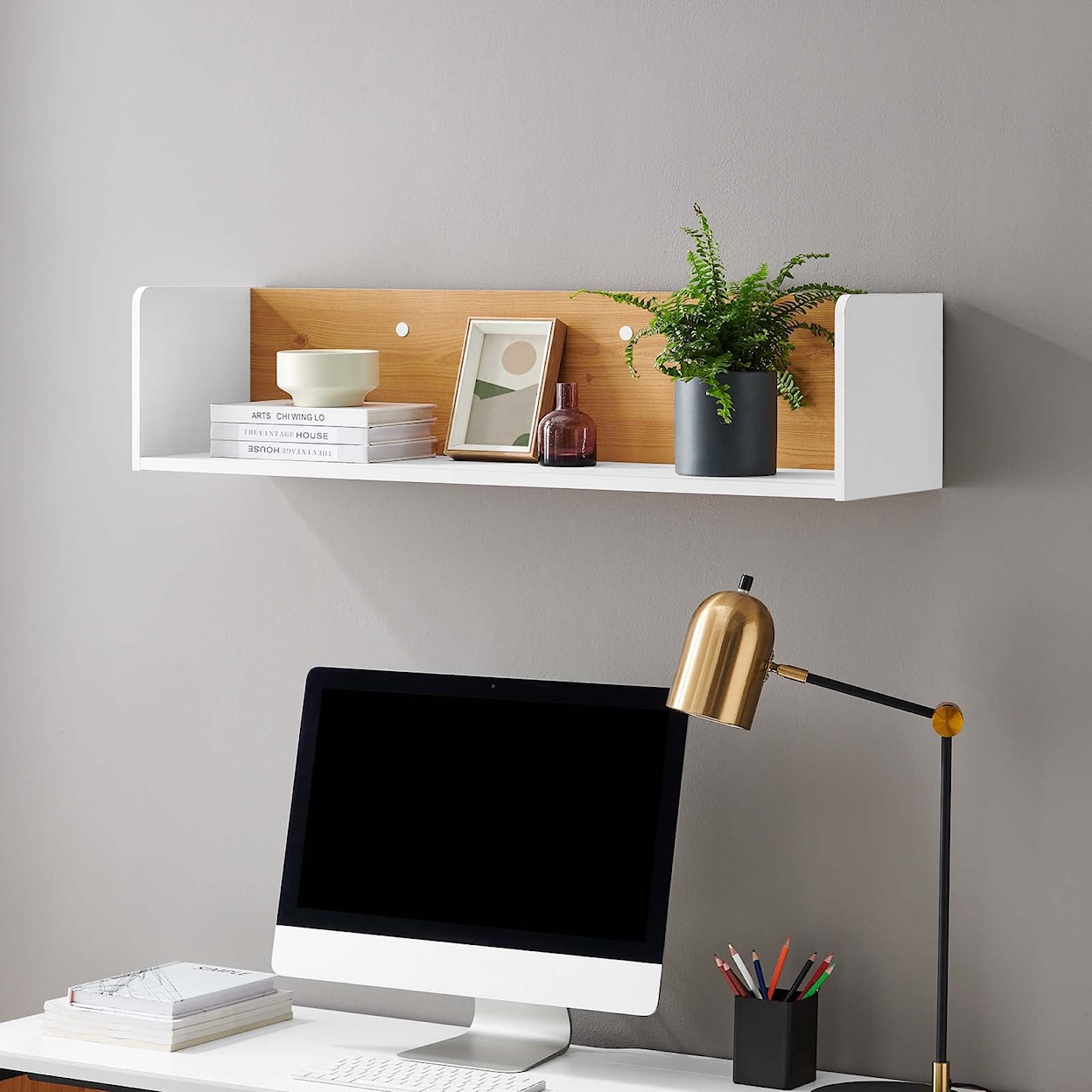 Modway Kinetic Kinetic Wall-Mount Shelf