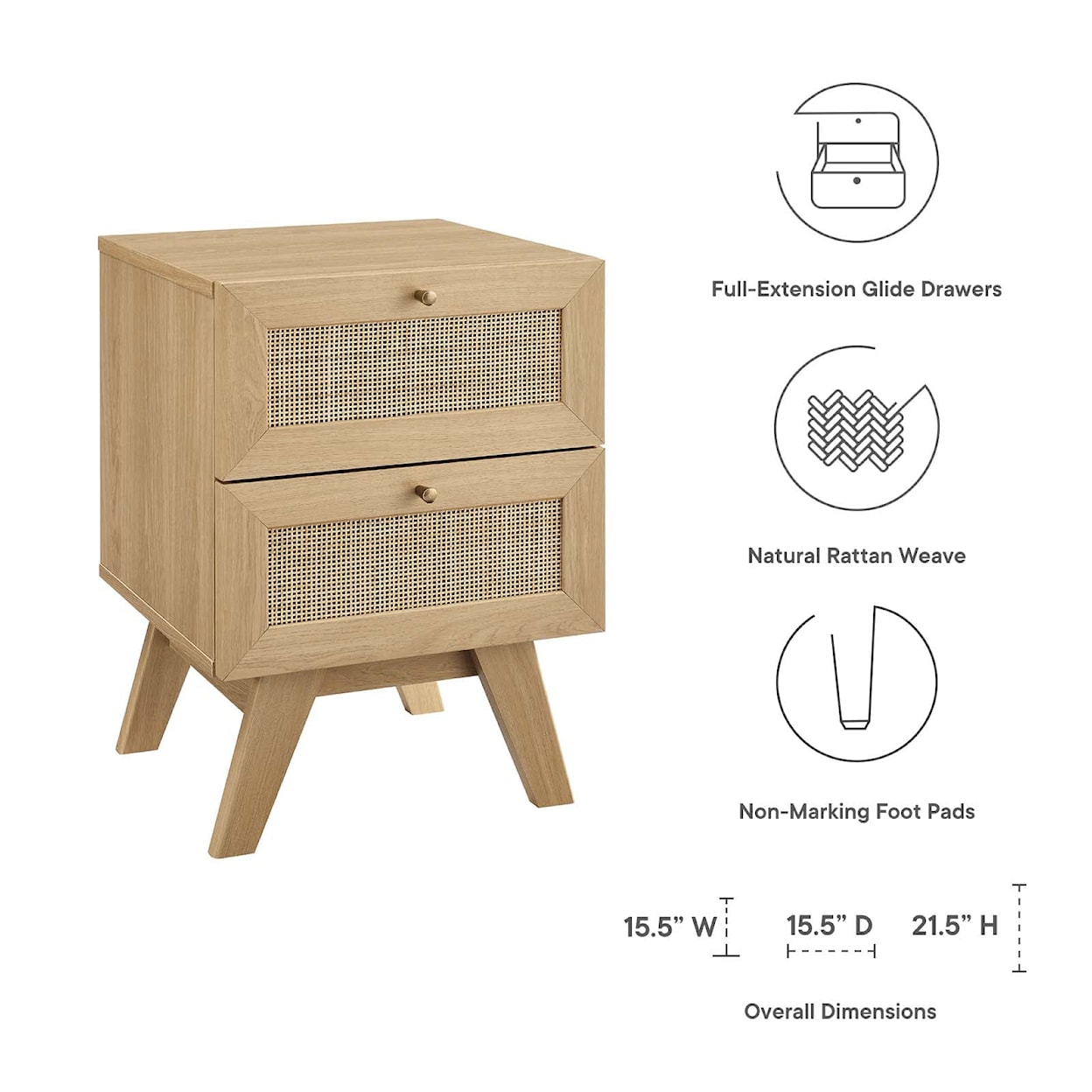 Modway Soma Soma 2-Drawer Nightstand