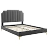 Modway Colette Colette Full Velvet Platform Bed