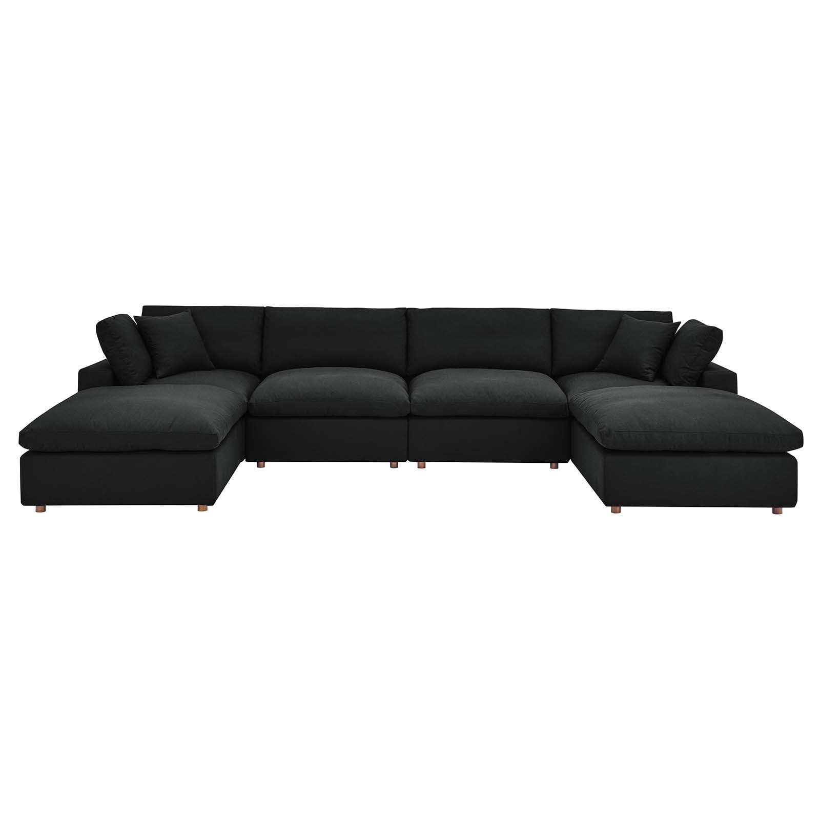 Modway Commix Commix Down Filled Overstuffed 6Piece Sectional Sofa