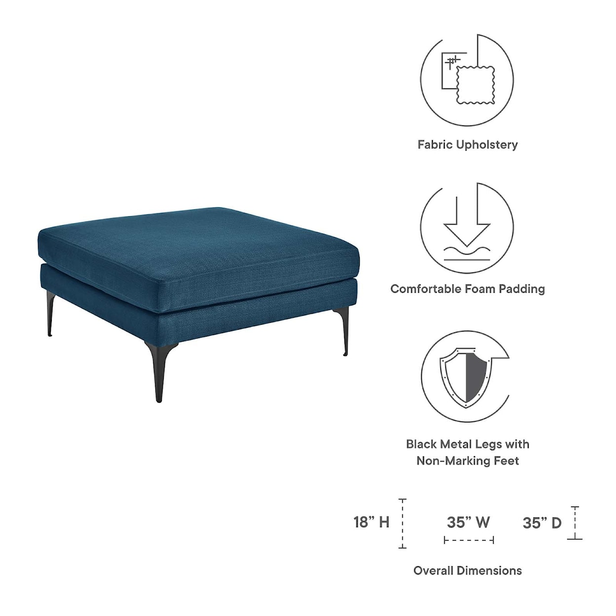 Modway Evermore Accent Ottoman