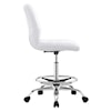 Modway Ripple Armless Drafting Chair