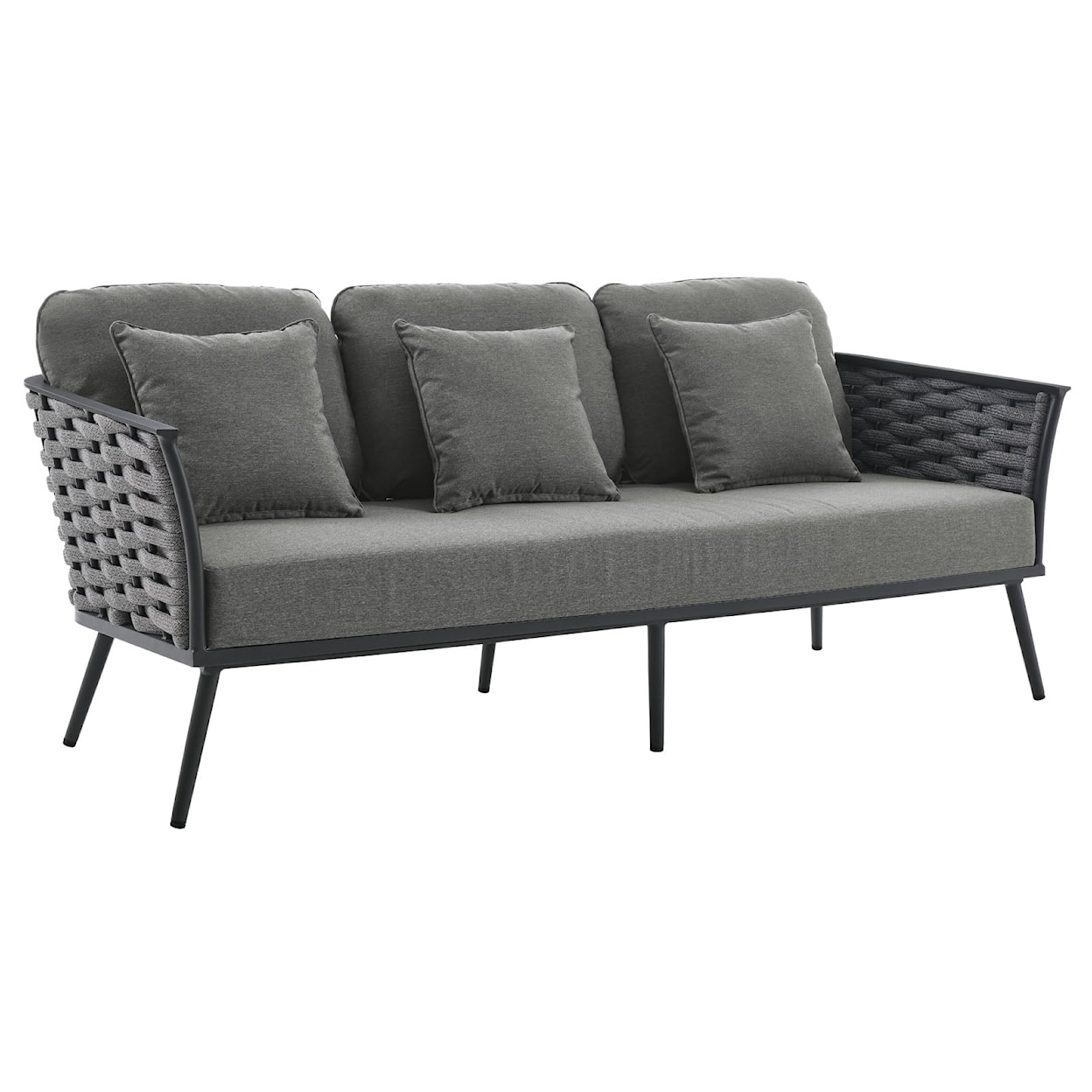 Modway Stance Stance 3 Piece Outdoor Sofa Set