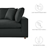 Modway Commix 2 Piece Sectional Sofa Set