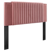 Felicity Channel Tufted Performance Velvet Twin Headboard